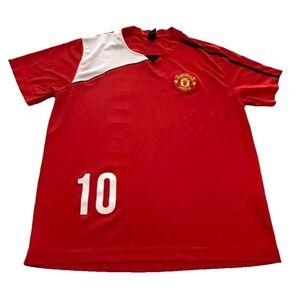 Manchester United Official Merchandise Men's Med Red Rooney #10 Jersey